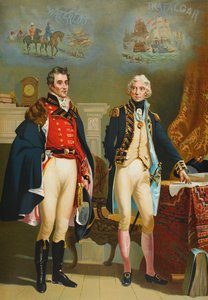 The Army and Navy representing the only interview between the Great Commanders, Wellington and Nelson!